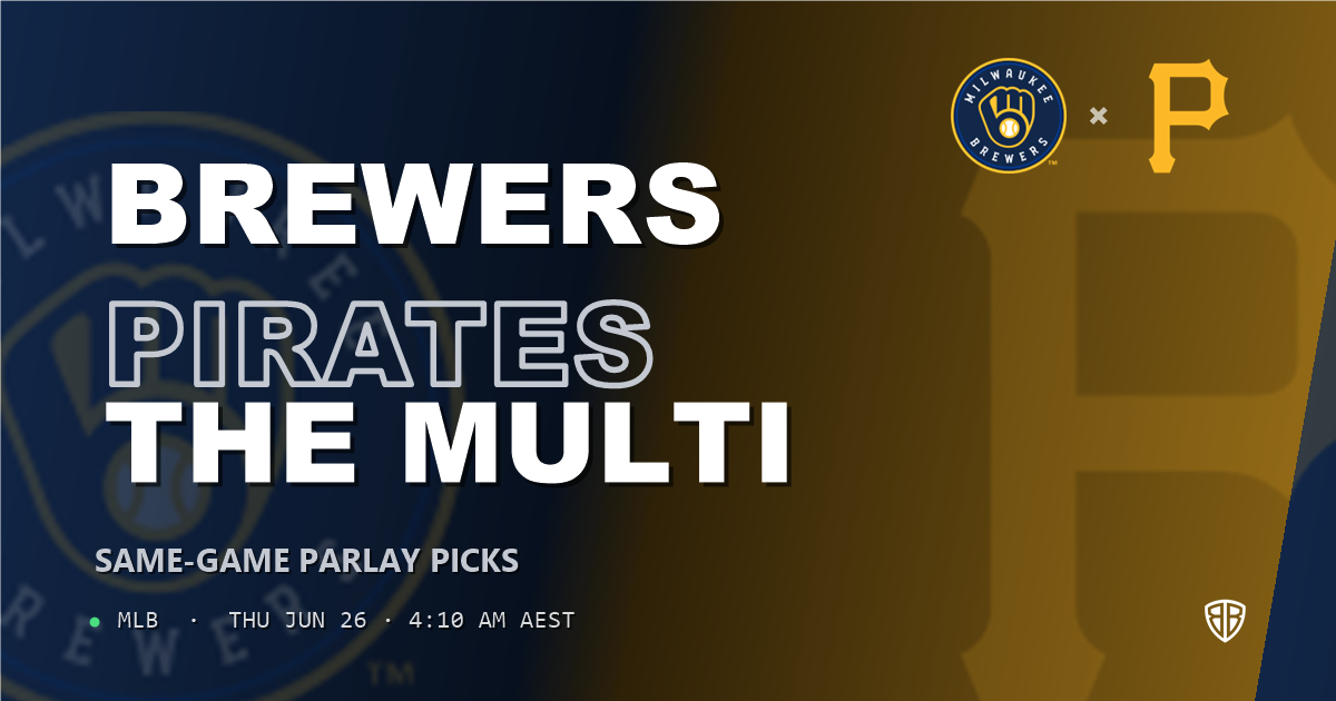Milwaukee Brewers vs Pittsburgh Pirates Prediction & Same Game Parlay picks Key Insights: Smart Baseball Betting Angles