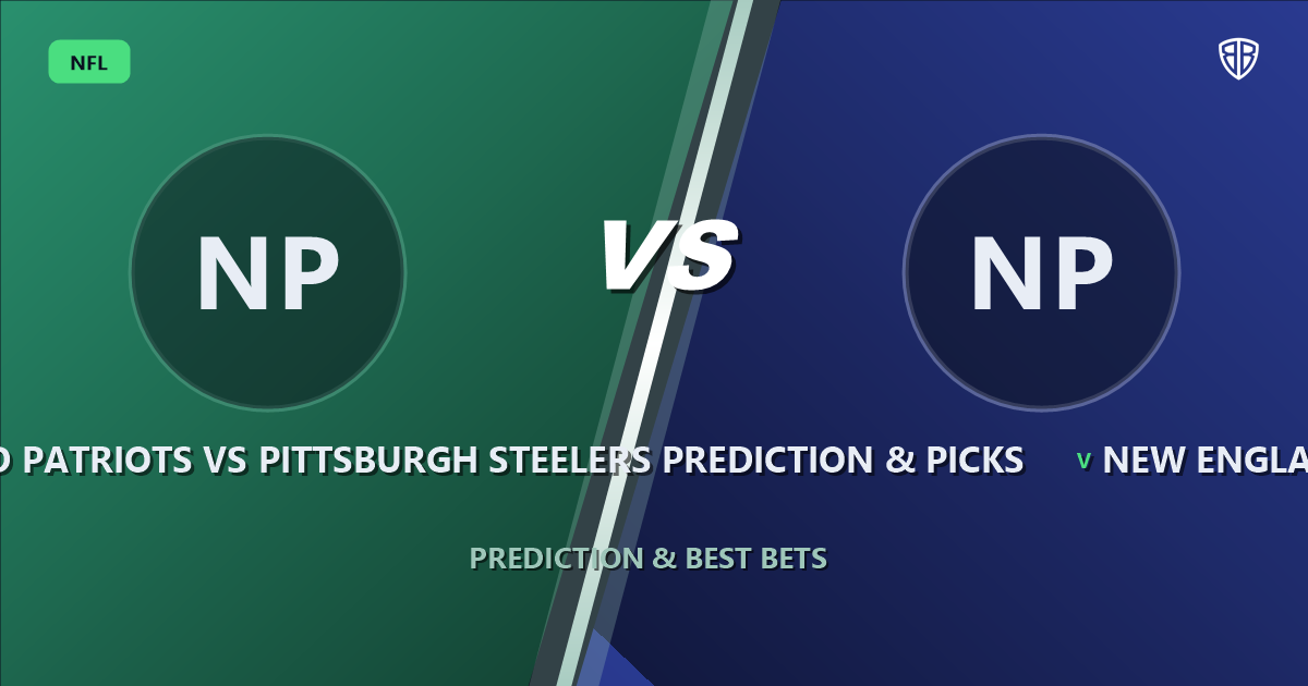 New England Patriots vs Pittsburgh Steelers Prediction & Picks: Odds & Edges