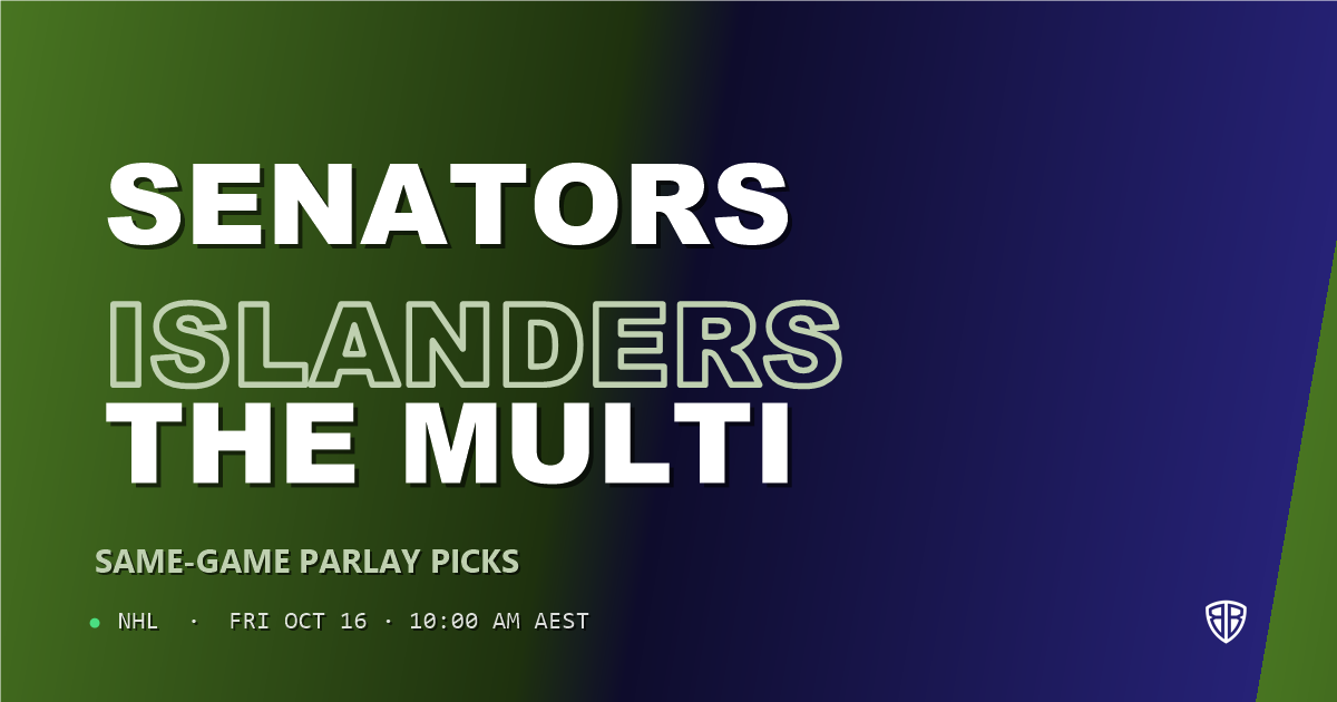 Ottawa Senators vs New York Islanders Prediction & Same Game Parlay picks, October 15, 2026