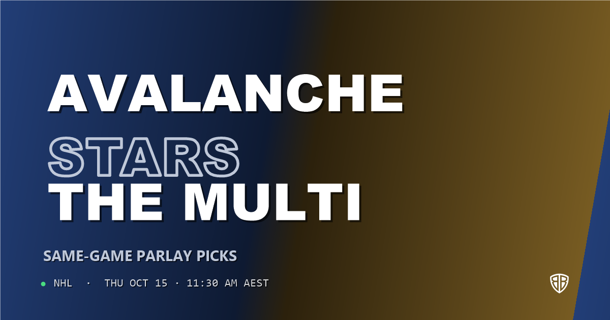 Colorado Avalanche vs Dallas Stars Prediction & Same Game Parlay picks, October 14, 2026