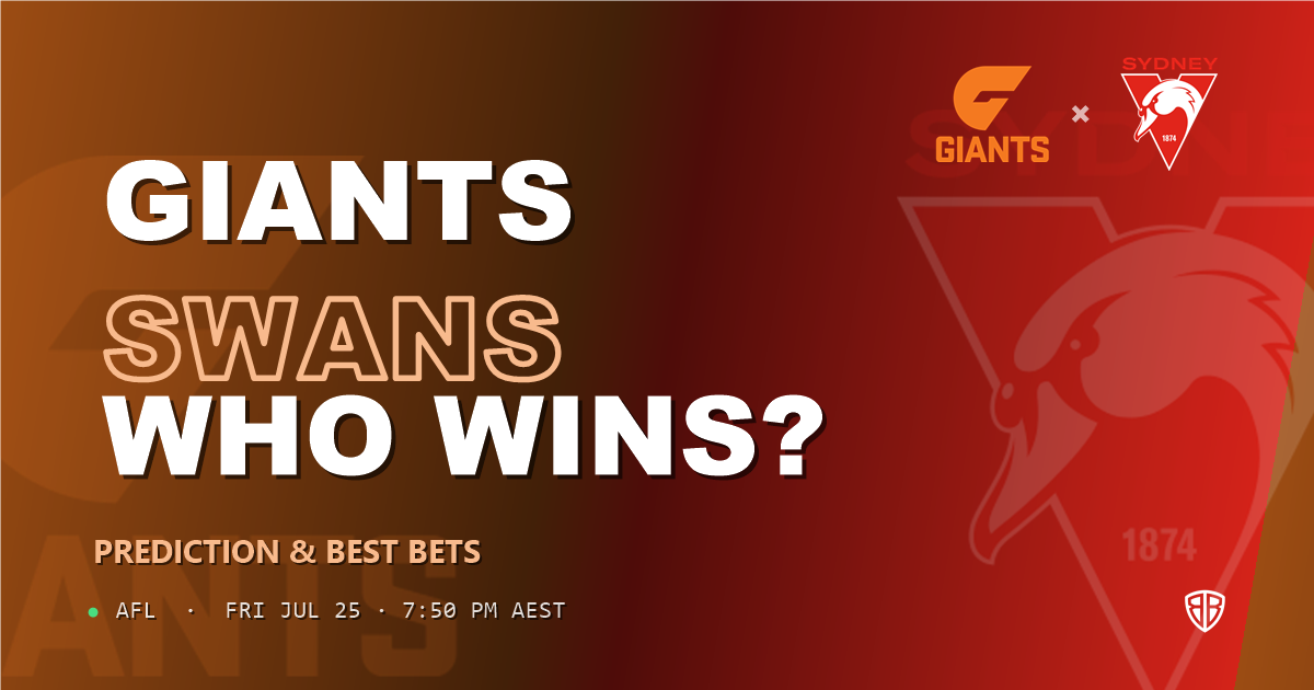 AFL news: Greater Western Sydney Giants vs Sydney Swans Prediction & Picks : Full Match Breakdown & Bets