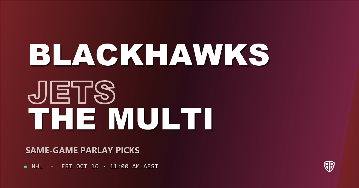 Chicago Blackhawks vs Winnipeg Jets Prediction & Same Game Parlay picks, October 15, 2026