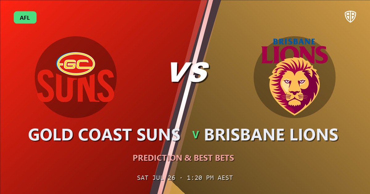 AFL news: Gold Coast Suns vs Brisbane Lions Prediction & Picks (Darcy Wilmot Key Factor): Expert Footy Betting Guide