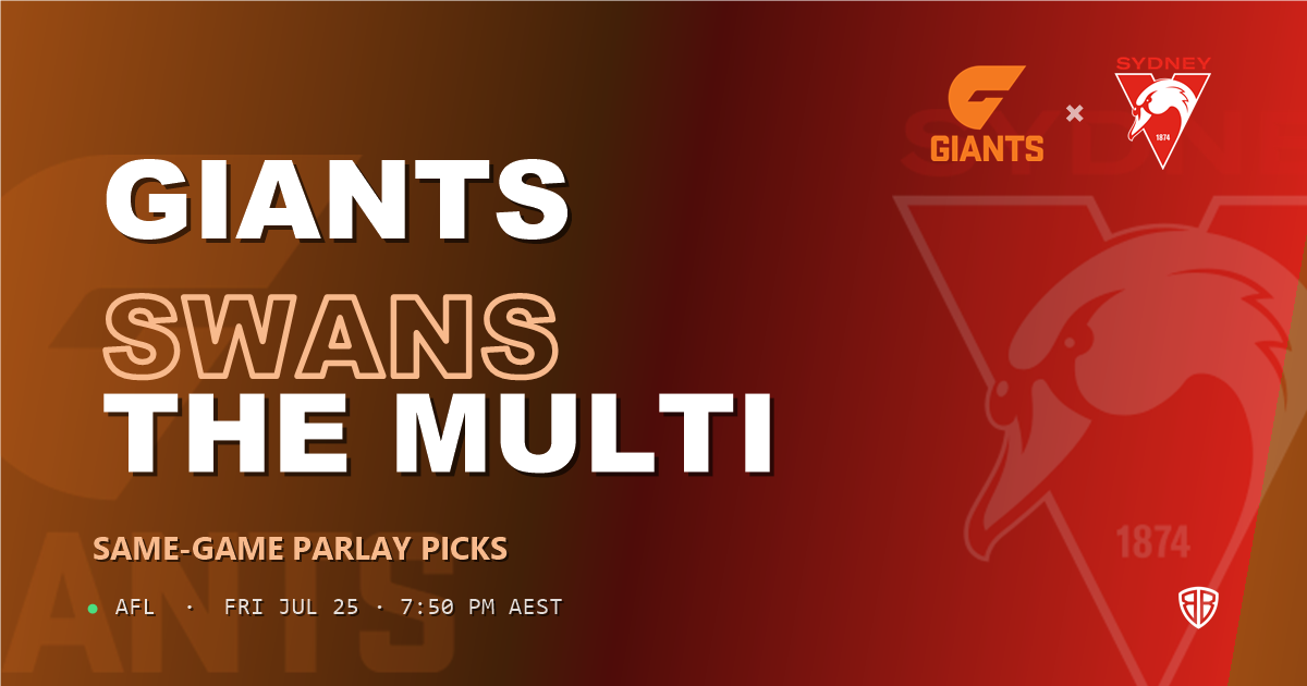 AFL news: Greater Western Sydney Giants vs Sydney Swans Prediction & Same Game Multi picks Value Multi: Smart Betting Angles