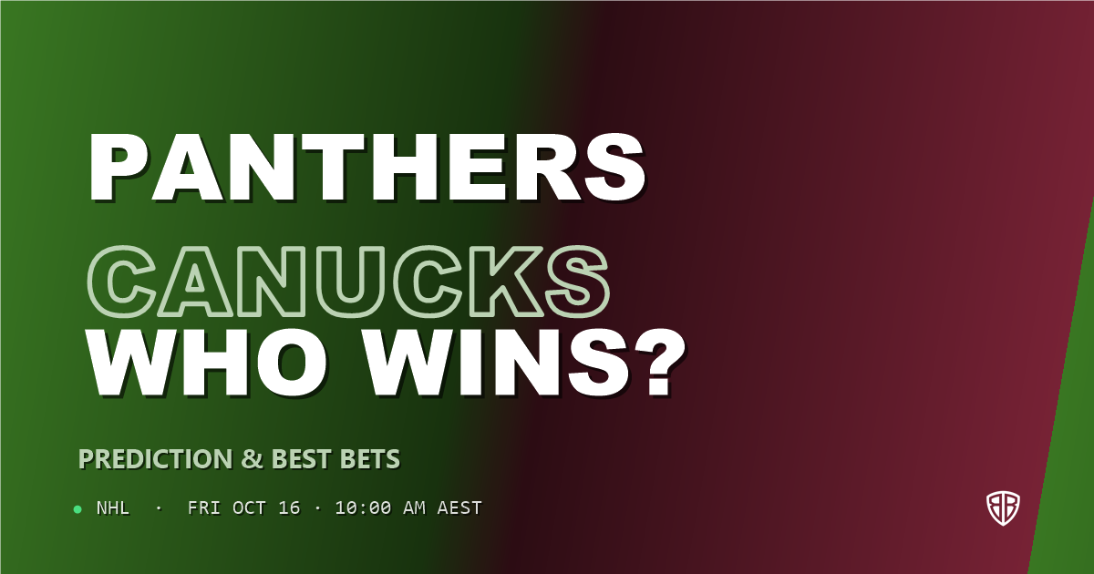 Florida Panthers vs Vancouver Canucks Prediction & Picks, October 15, 2026