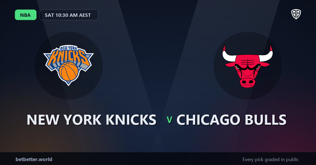 New York Knicks vs Chicago Bulls Prediction & Same Game Parlay picks Value Parlay: Smart Betting Angles