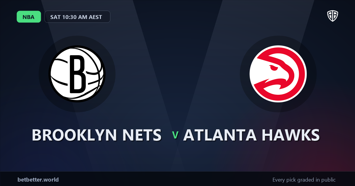 Brooklyn Nets vs Atlanta Hawks Prediction & Picks (Zaccharie Risacher Key Factor): Stat-Based Insights