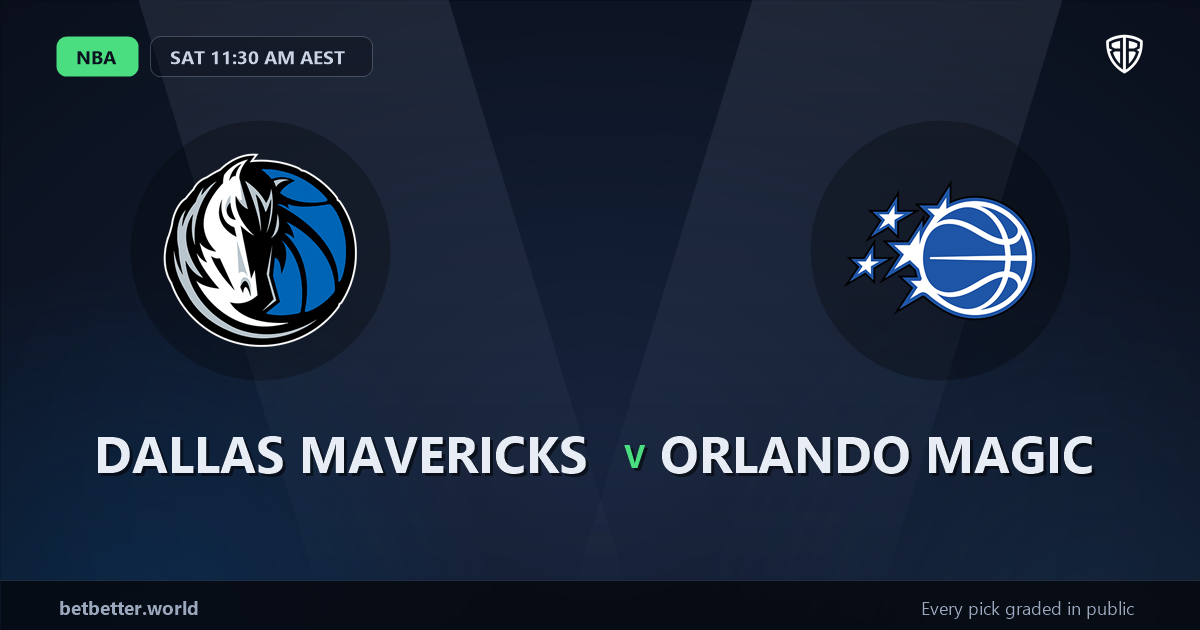 Dallas Mavericks vs Orlando Magic Prediction & Same Game Parlay picks Value Parlay: Analytics Breakdown