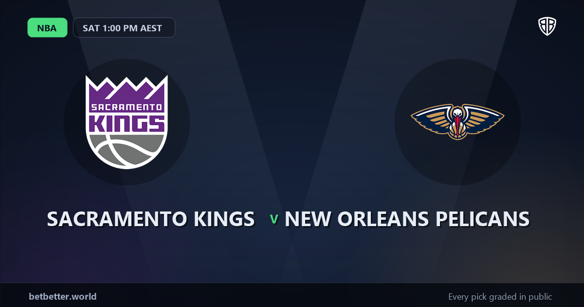 Sacramento Kings vs New Orleans Pelicans Prediction & Same Game Parlay picks Top SGP: Analytics Breakdown