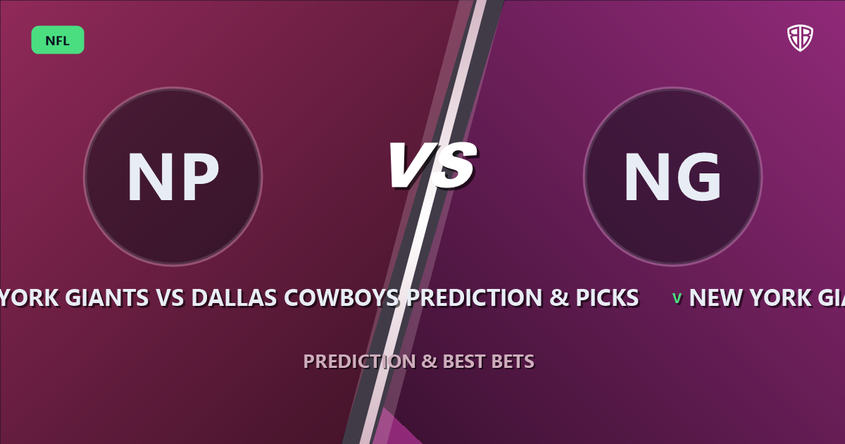 New York Giants vs Dallas Cowboys Prediction & Picks: Odds & Edges
