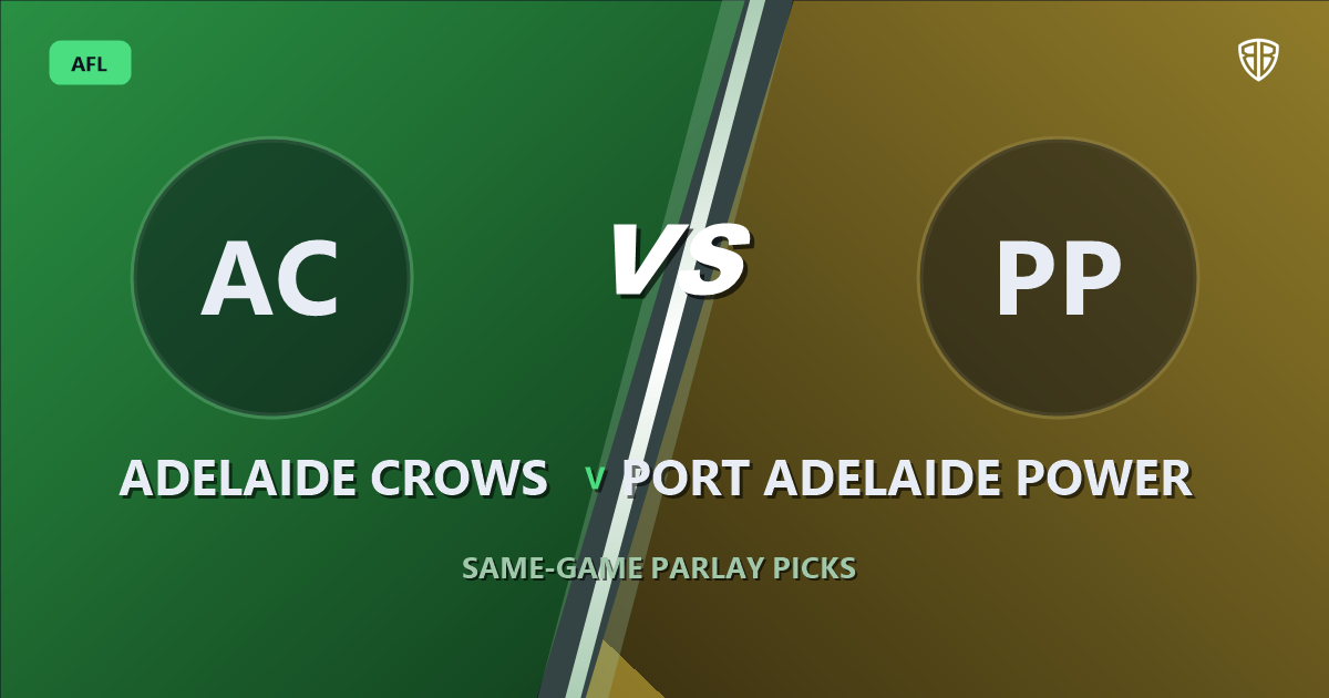 AFL news: Adelaide Crows vs Port Adelaide Power Prediction & Same Game Multi picks Key Insights: High-Value Opportunity