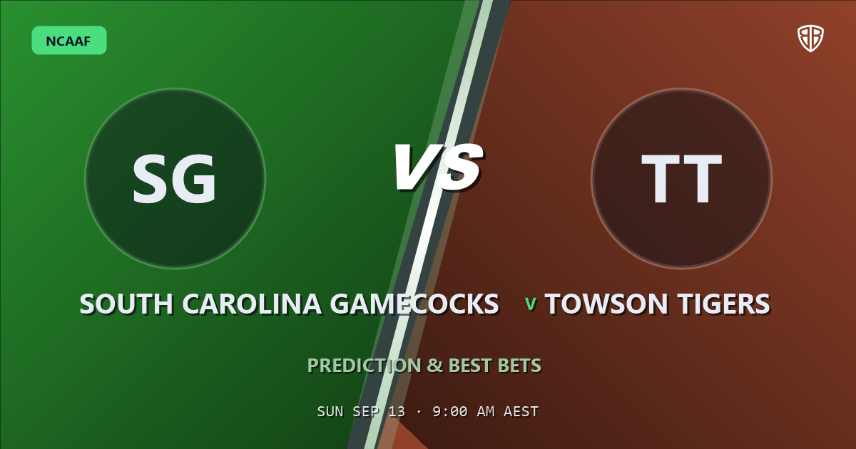 South Carolina Gamecocks vs Towson Tigers Prediction & Picks: Don't Miss These Odds