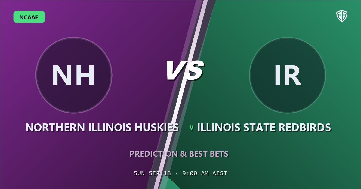 Northern Illinois Huskies vs Illinois State Redbirds Prediction & Picks: Winning Game Angles