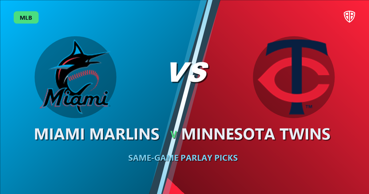 Miami Marlins vs Minnesota Twins Prediction & Same Game Parlay picks Top SGP: Don't Miss These MLB Odds