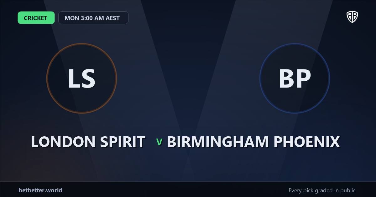 London Spirit vs Birmingham Phoenix Prediction & Picks: The Hundred Preview
