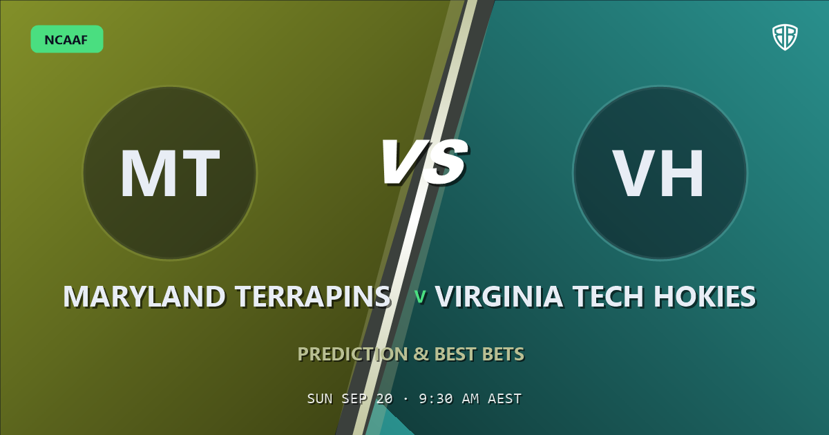 Maryland Terrapins vs Virginia Tech Hokies Prediction & Picks: Smart Betting Angles