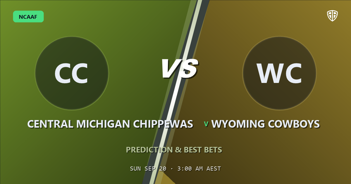 Central Michigan Chippewas vs Wyoming Cowboys Prediction & Picks: Don't Miss These Odds
