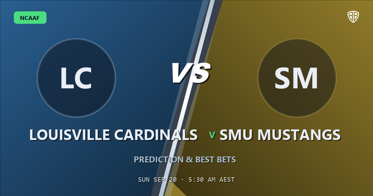 Louisville Cardinals vs SMU Mustangs Prediction & Picks: Winning Game Angles
