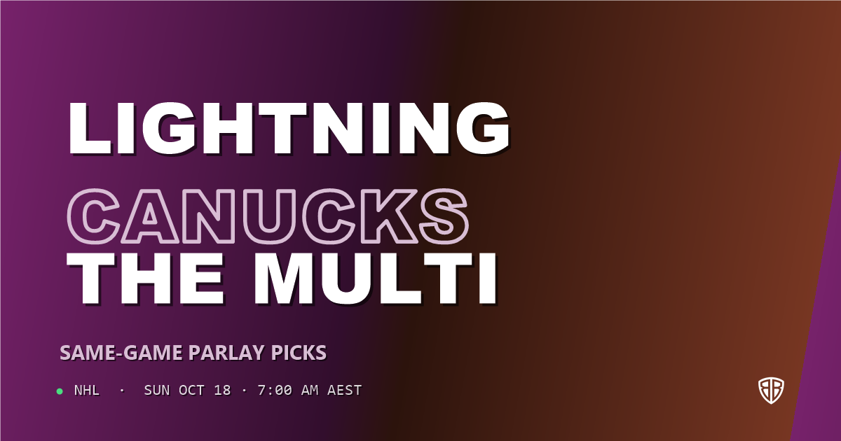 Tampa Bay Lightning vs Vancouver Canucks Prediction & Same Game Parlay picks, October 17, 2026
