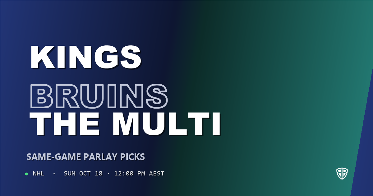 Los Angeles Kings vs Boston Bruins Prediction & Same Game Parlay picks, October 17, 2026
