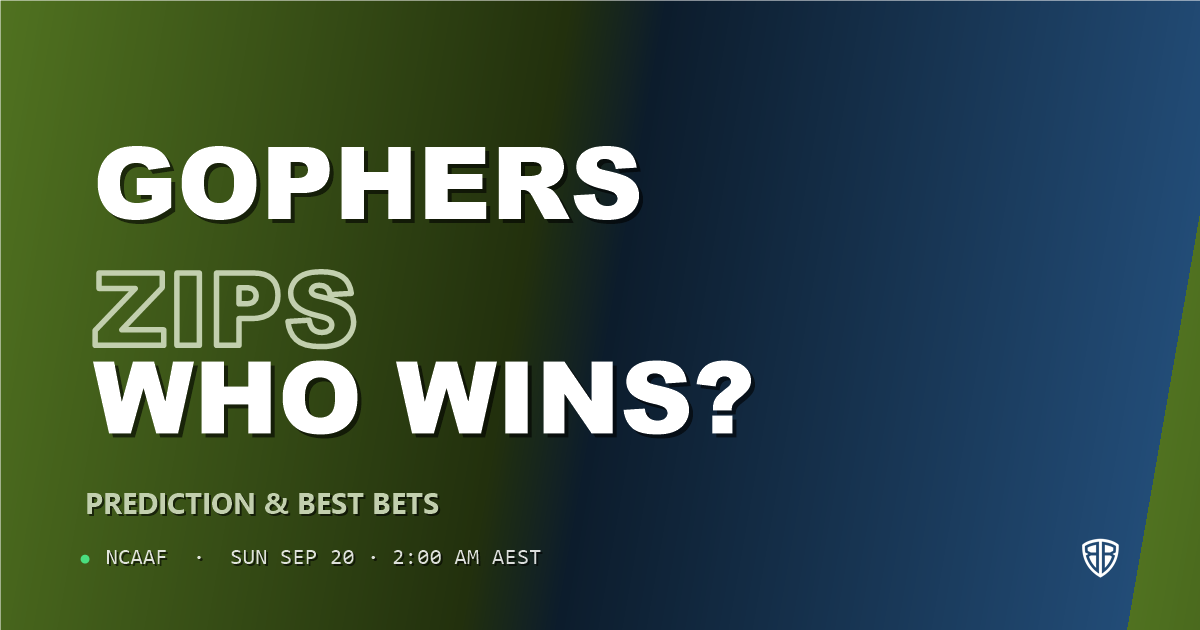 Minnesota Golden Gophers vs Akron Zips Prediction & Picks: Analytics Breakdown