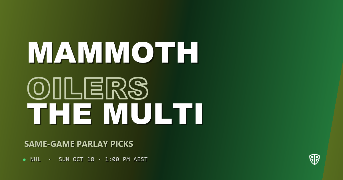 Utah Mammoth vs Edmonton Oilers Prediction & Same Game Parlay picks, October 17, 2026