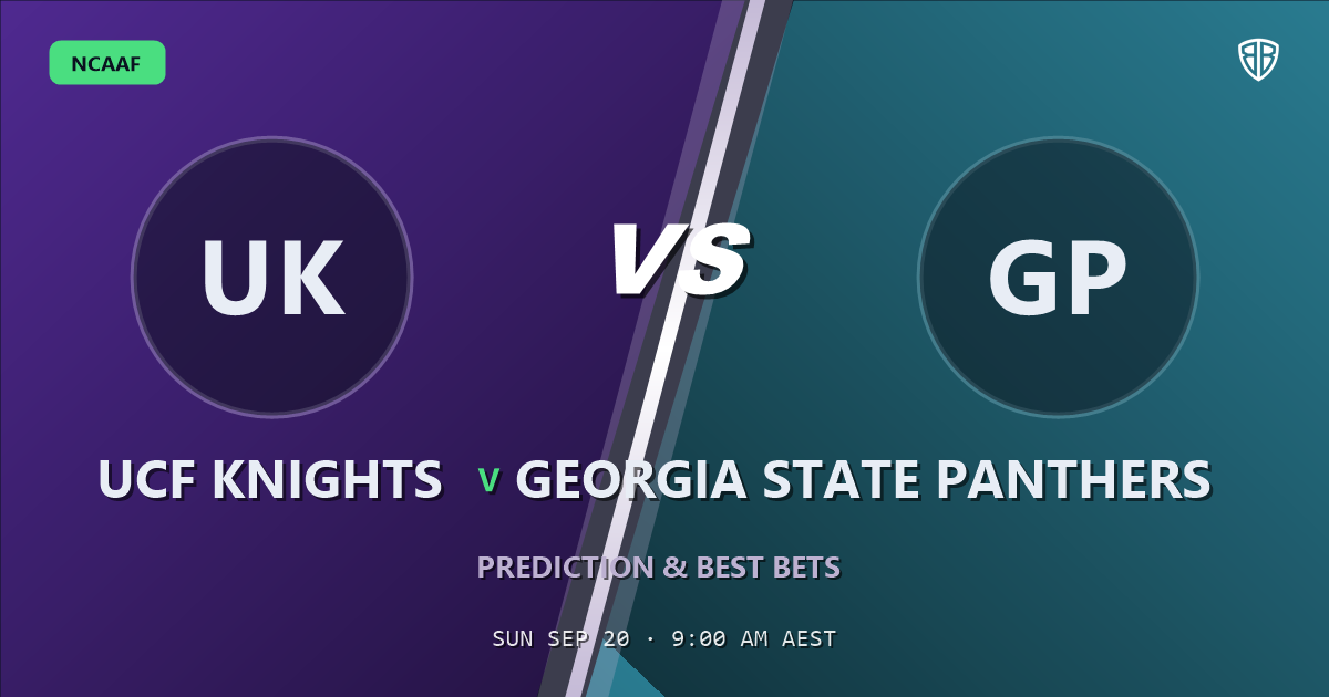UCF Knights vs Georgia State Panthers Prediction & Picks: Our Expert Analysis