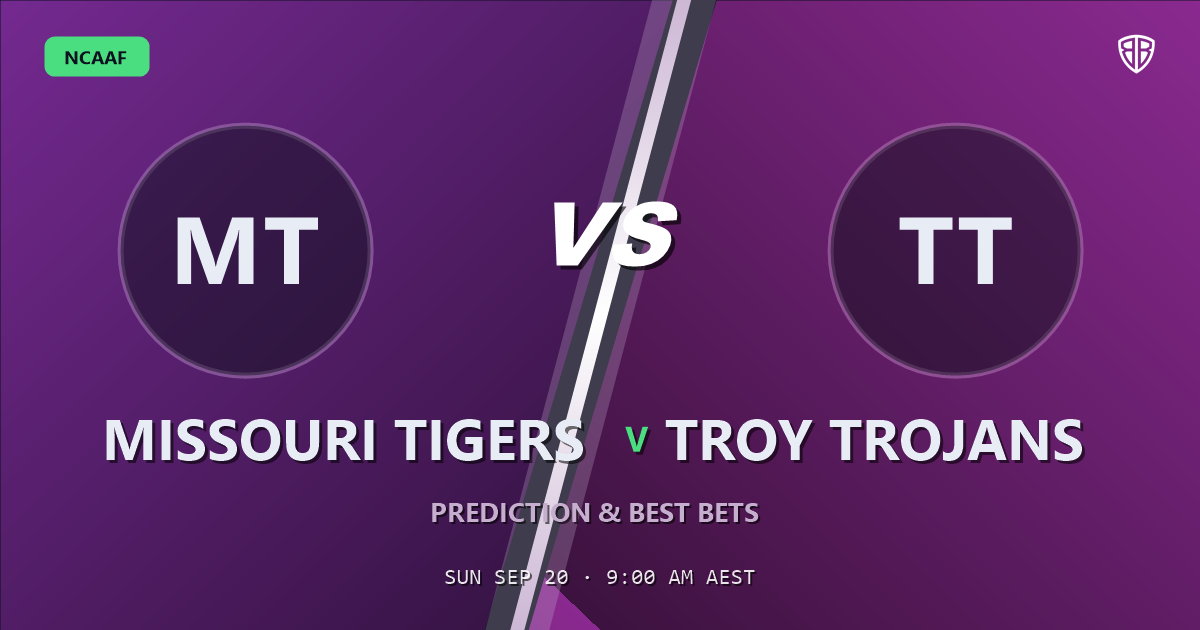 Missouri Tigers vs Troy Trojans Prediction & Picks: Our Expert Analysis