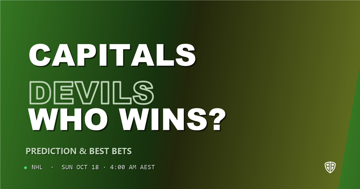 Washington Capitals vs New Jersey Devils Prediction & Picks, October 17, 2026