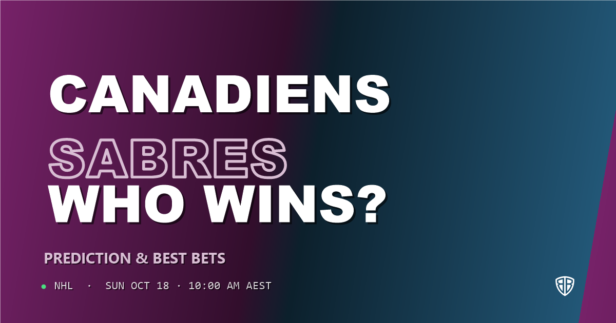 Montréal Canadiens vs Buffalo Sabres Prediction & Picks, October 17, 2026