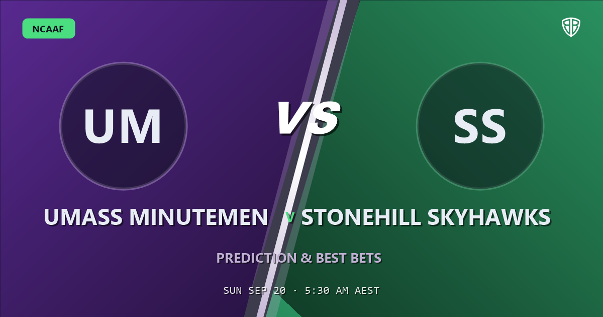 UMass Minutemen vs Stonehill Skyhawks Prediction & Picks: Winning Game Angles