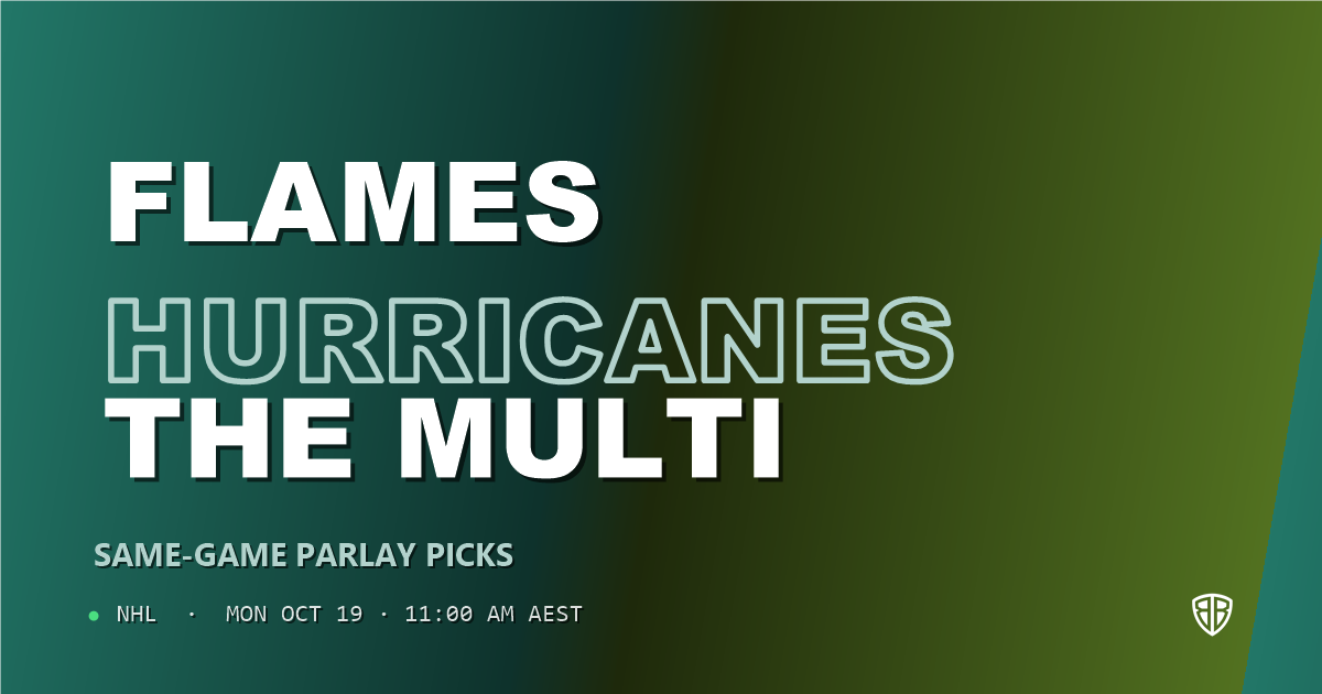 Calgary Flames vs Carolina Hurricanes Prediction & Same Game Parlay picks, October 18, 2026