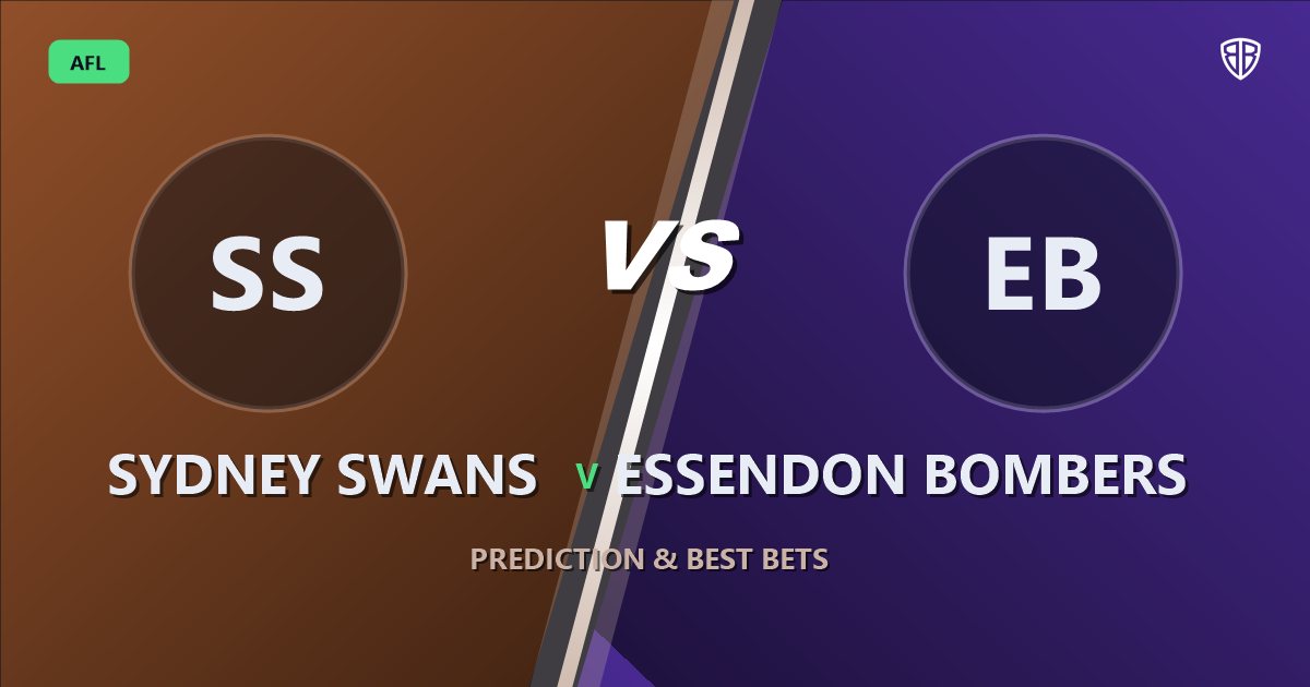 AFL news: Sydney Swans vs Essendon Bombers Prediction & Picks (Justin McInerney Key Factor): Stat-Based Insights