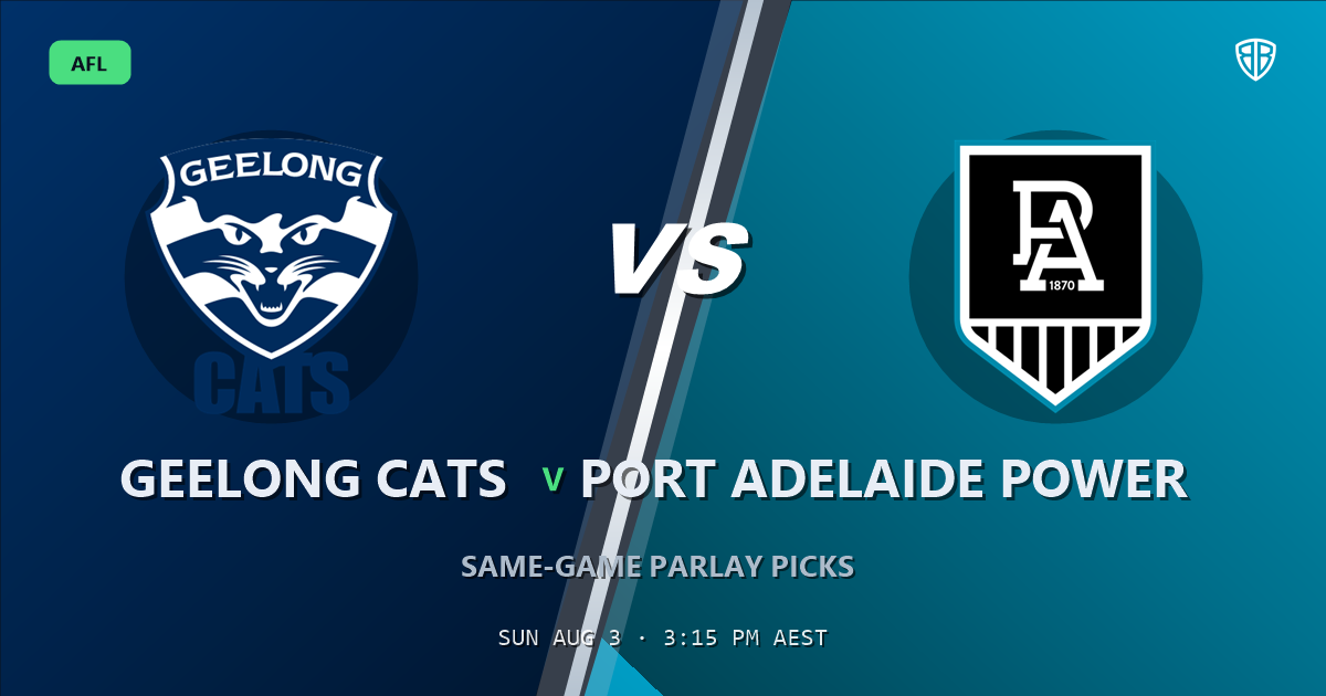 AFL news: Geelong Cats vs Port Adelaide Power Prediction & Same Game Multi picks Value Multi: Smart Betting Angles