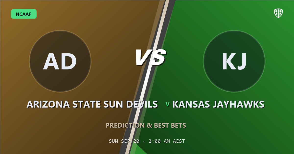 Arizona State Sun Devils vs Kansas Jayhawks Prediction & Picks (Omarion Miller Key Factor): Smart Betting Angles