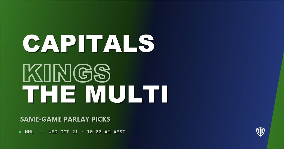 Washington Capitals vs Los Angeles Kings Prediction & Same Game Parlay picks, October 20, 2026