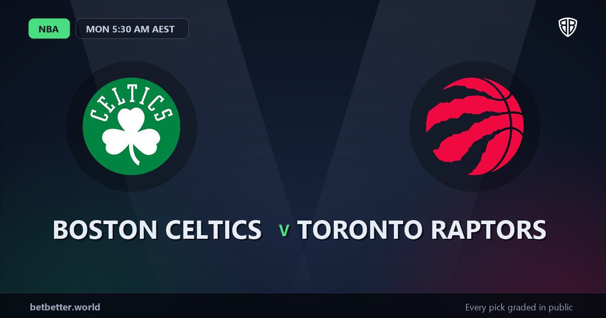 Boston Celtics vs Toronto Raptors Prediction & Same Game Parlay picks Top SGP: Analytics Breakdown