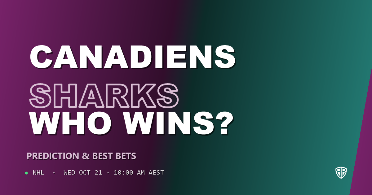Montréal Canadiens vs San Jose Sharks Prediction & Picks, October 20, 2026