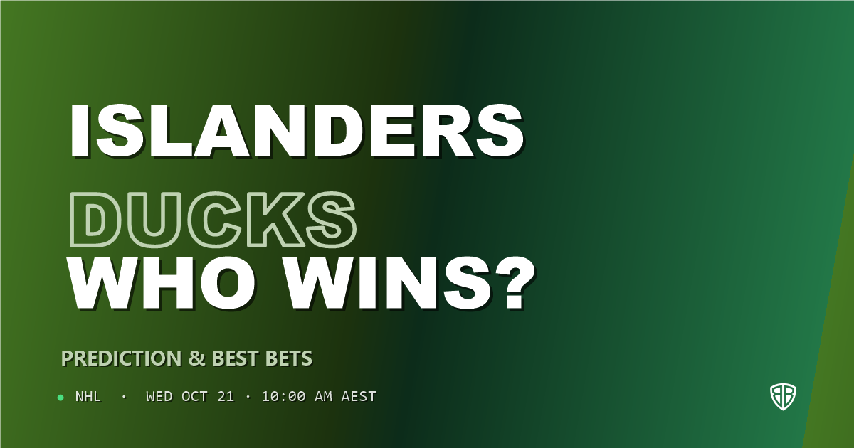 New York Islanders vs Anaheim Ducks Prediction & Picks, October 20, 2026
