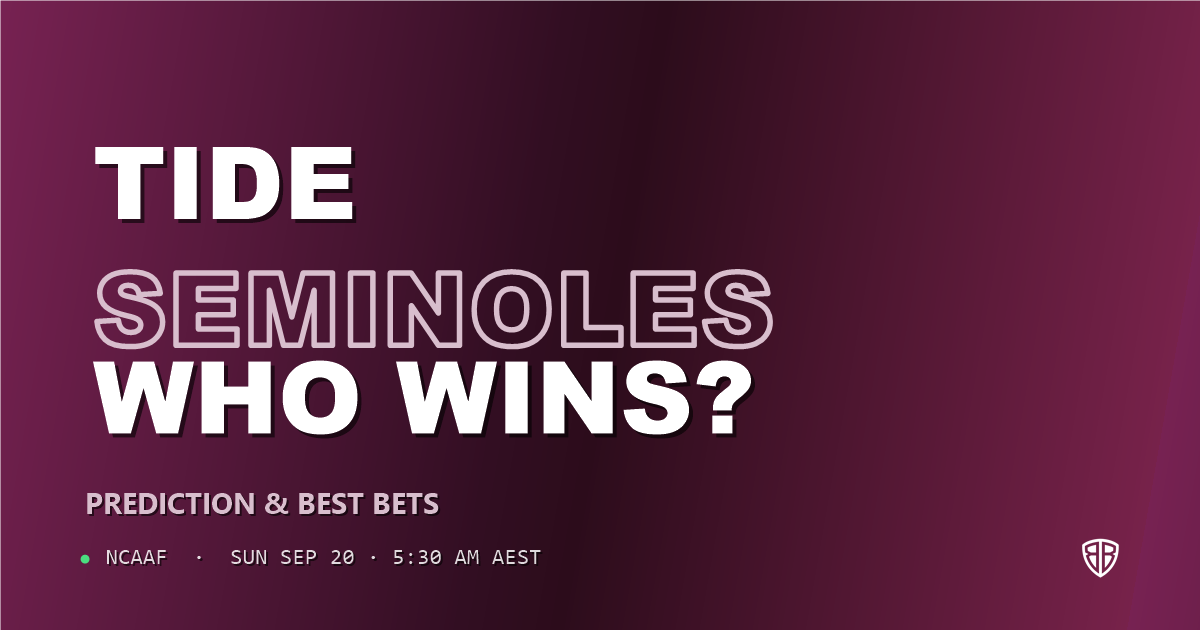 Alabama Crimson Tide vs Florida State Seminoles Prediction & Picks (Ousmane Kromah Key Factor): Odds Analysis & Top Props
