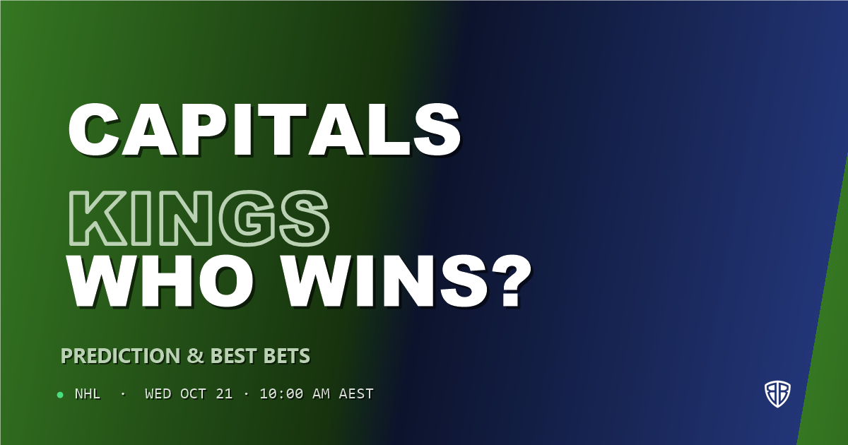 Washington Capitals vs Los Angeles Kings Prediction & Picks, October 20, 2026