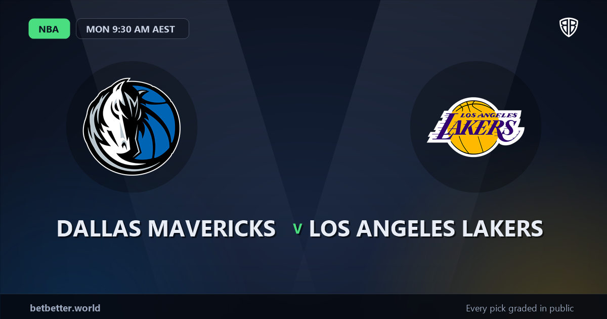 Dallas Mavericks vs Los Angeles Lakers Prediction & Picks: Stat-Based Insights
