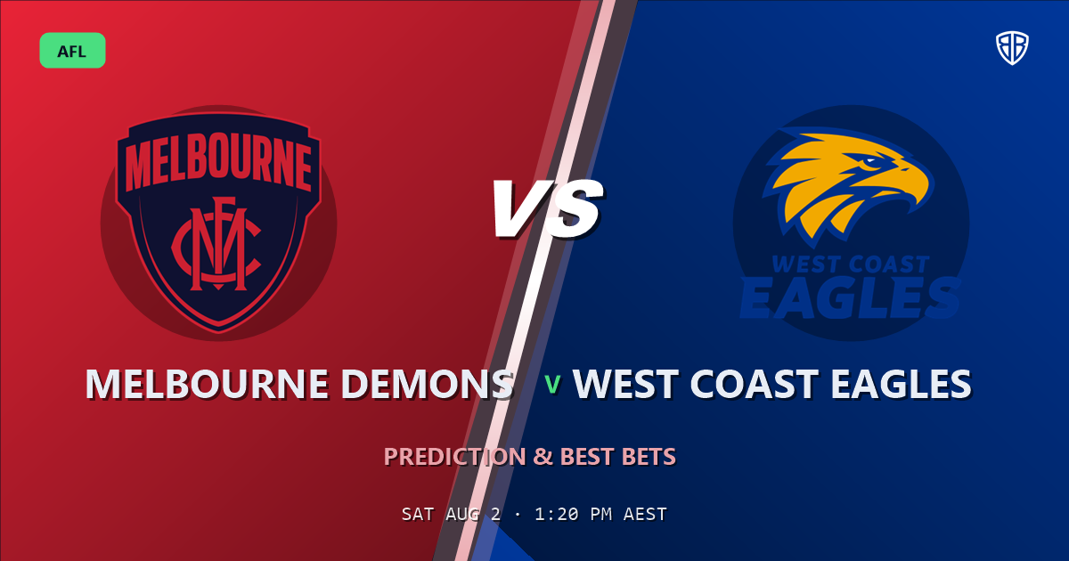 AFL news: Melbourne Demons vs West Coast Eagles Prediction & Picks : Odds Analysis & Top Props