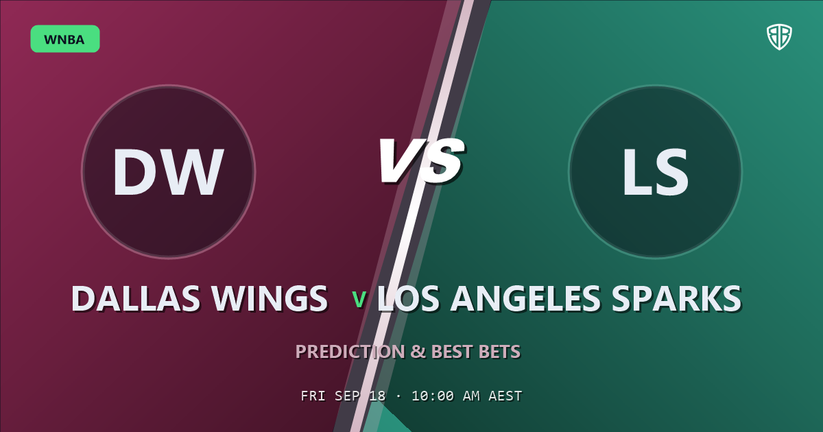 Dallas Wings vs Los Angeles Sparks Prediction & Picks (Jessica Shepard Key Factor): Our Expert Analysis