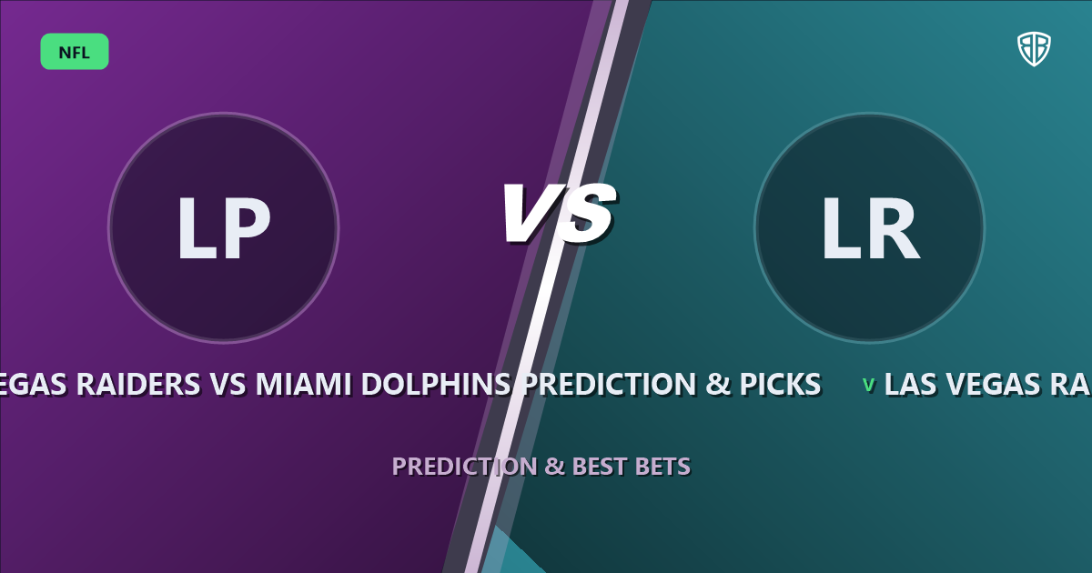 Las Vegas Raiders vs Miami Dolphins Prediction & Picks (Tre Tucker Impact): Full Breakdown