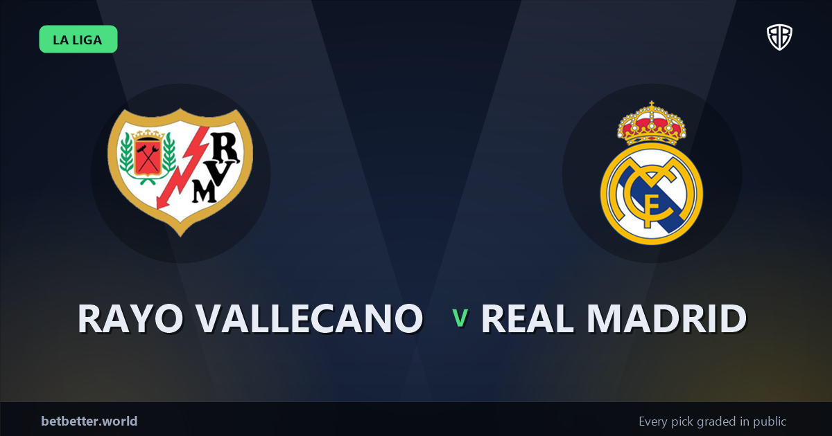 Rayo Vallecano vs Real Madrid Prediction & Same Game Parlay picks Value Parlay: High-Value Opportunity