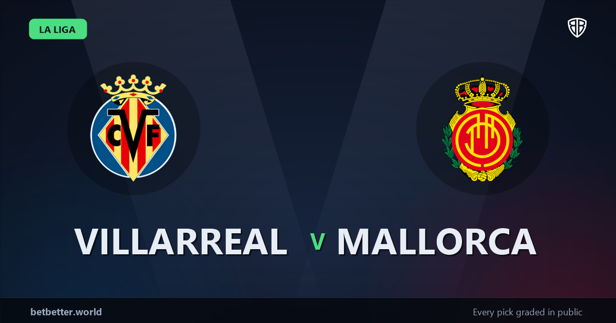 Villarreal vs Mallorca Prediction & Same Game Parlay picks Value Parlay: Analytics Breakdown
