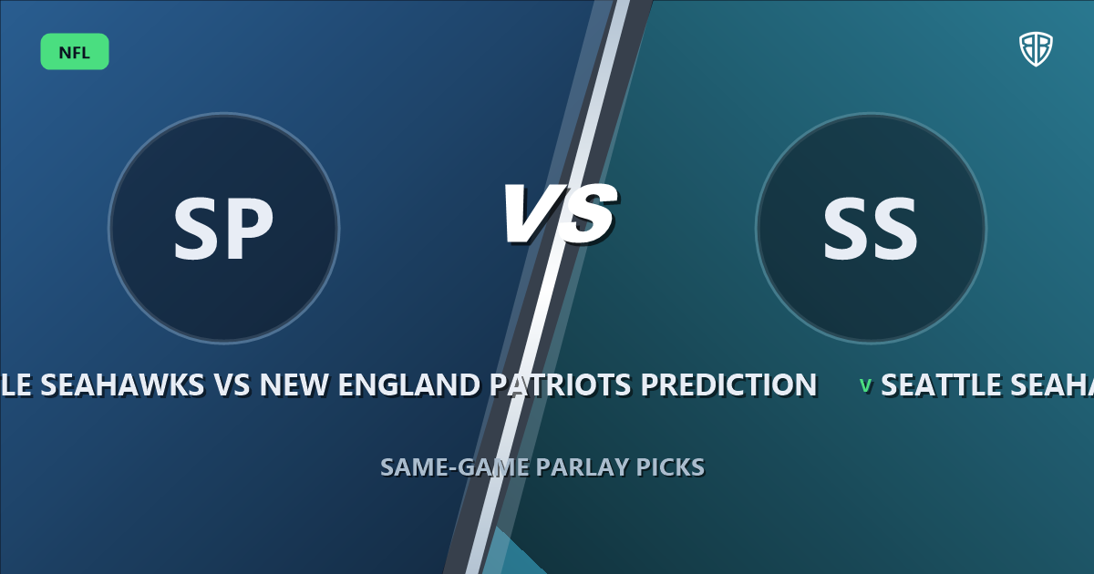 Seattle Seahawks vs New England Patriots Prediction & Same Game Parlay Picks: Data-Driven Targets