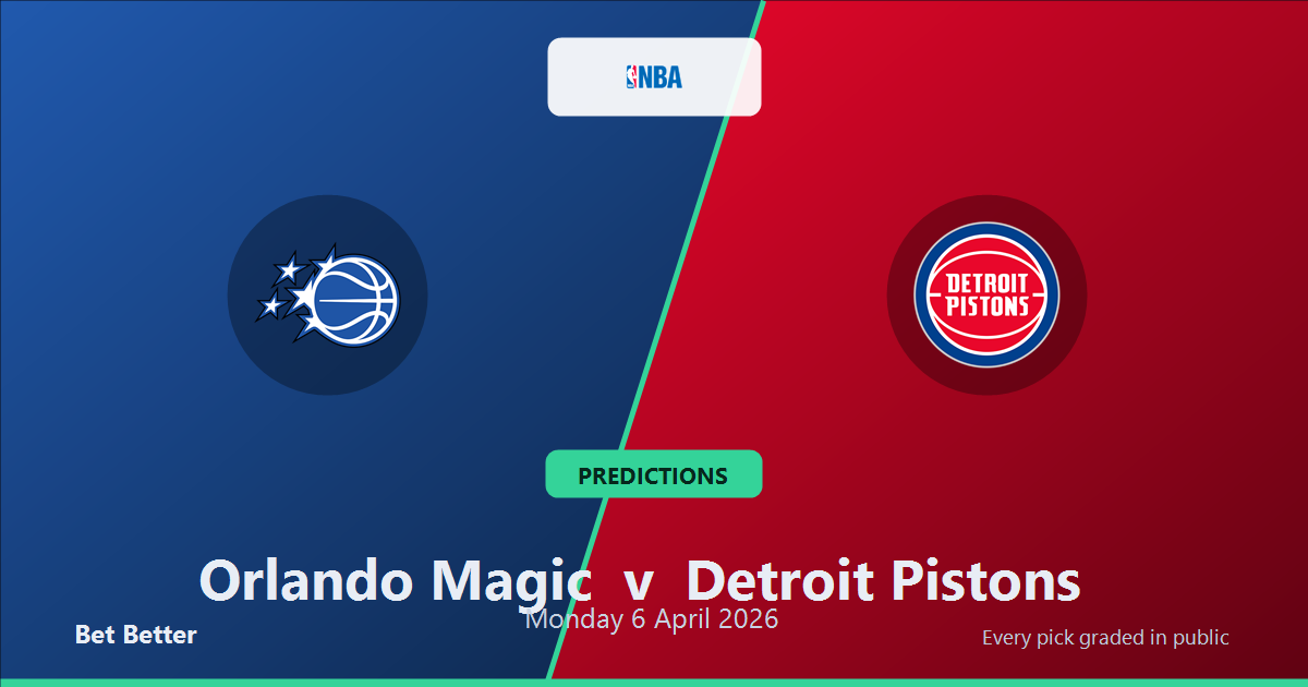 Orlando Magic vs Detroit Pistons Prediction & Picks (Jevon Carter Key Factor): Full Breakdown & Bets